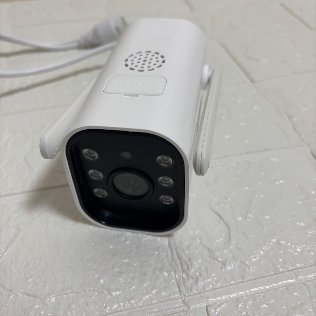 ❤️1品限り❤️防犯カメラ 屋外 2台 モニター付き 500万画素 10台増設可