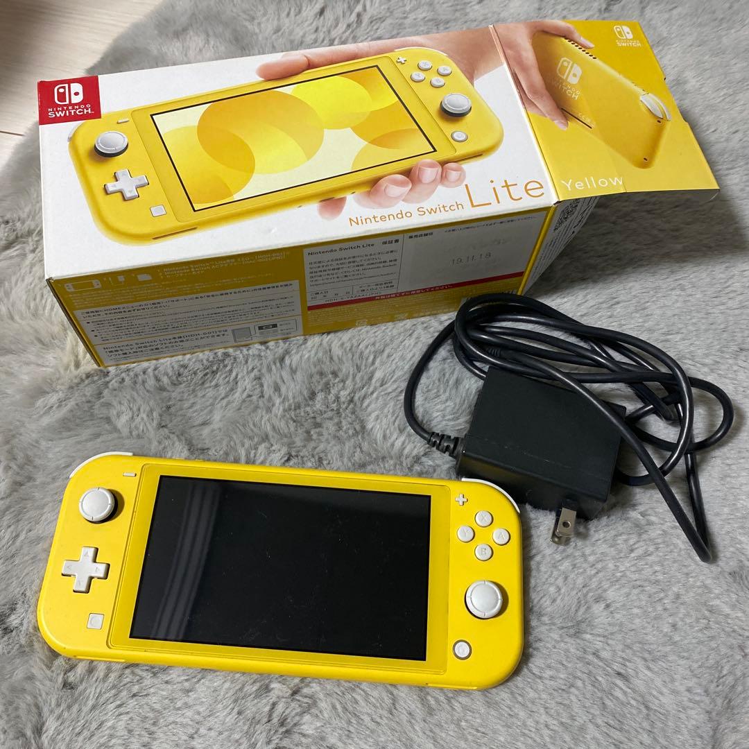 【ジャンク】Switchライト本体 イエロー