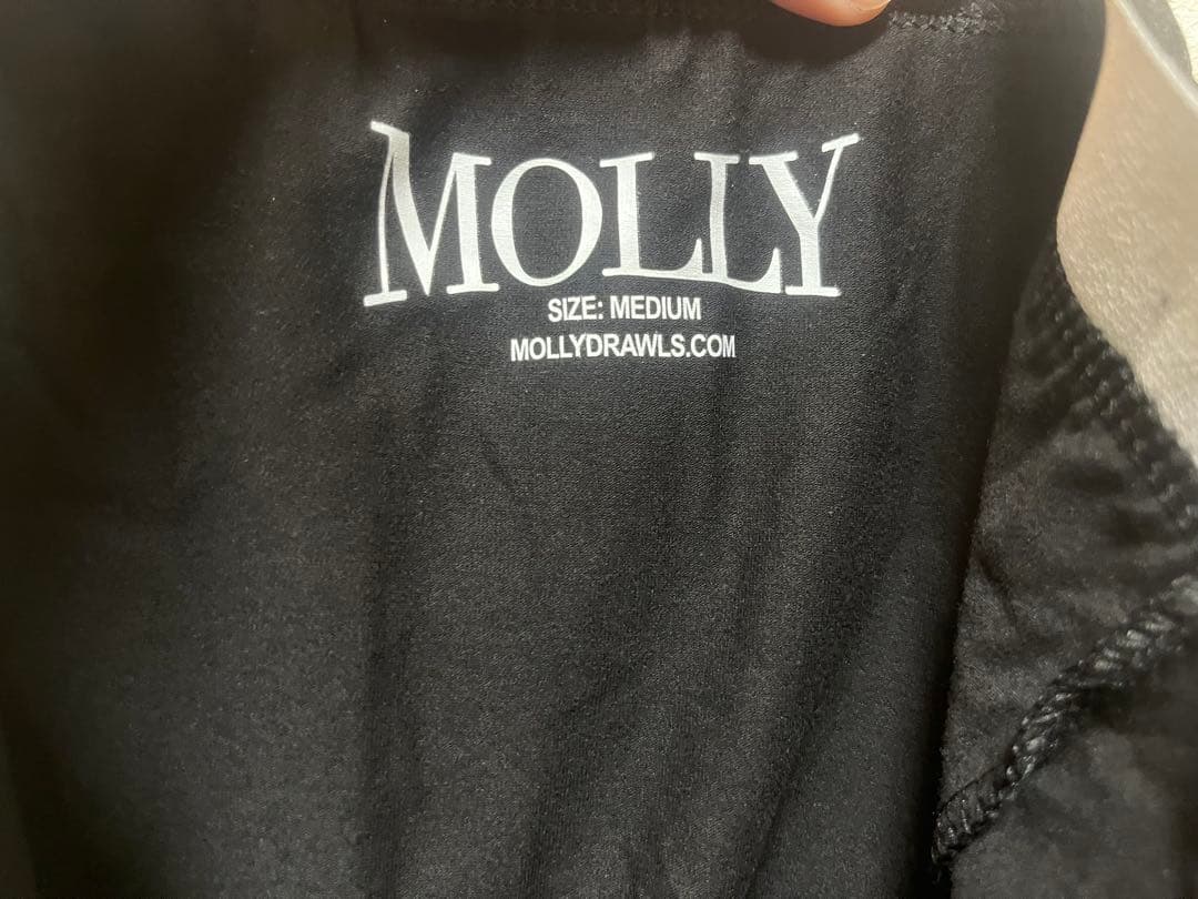 MOLLY ブラック ボクサーパンツ 3枚セット M