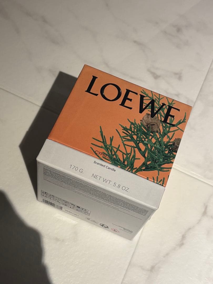 新品未使用 ロエベLOEWEサイプレスボールキャンドルスモール