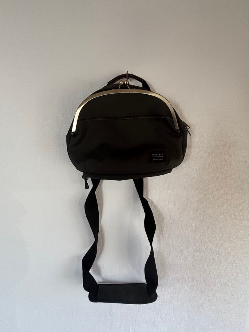 【角砂糖】あやの小路　がま口ポシェット型ボディバッグ