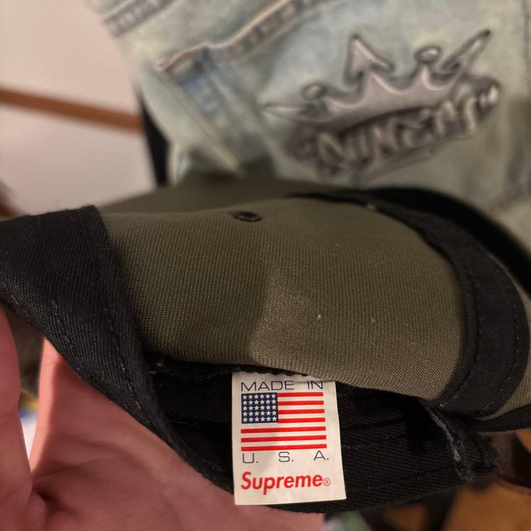 Supreme オリーブ色 キャップ
