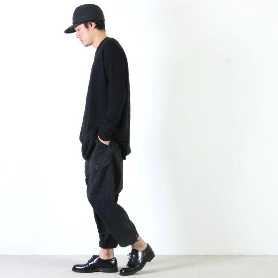 KLASICA クラシカ　ワイドサルエルパンツ　クロップド丈　ブラック　サイズ1