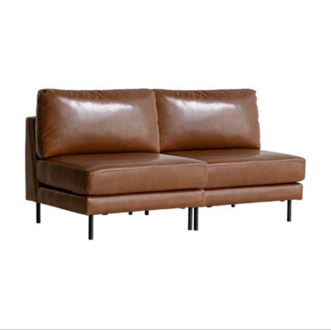 ブラウンレザー ソファ