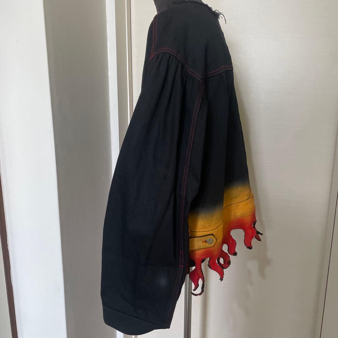 希少　テンダーパーソン【あのちゃん着用】フレイムヘムジャケット　Gジャン　デニム