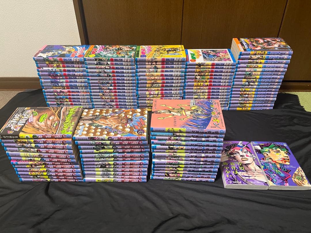 ジョジョの奇妙な冒険1〜7部全巻　ジョジョリオン1〜14巻＋他　全120冊セット