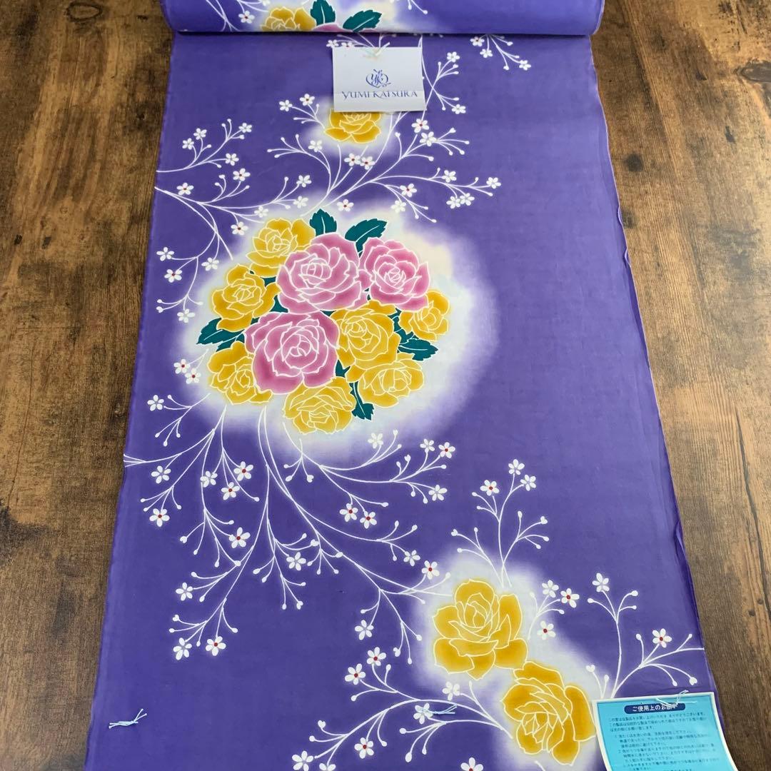 ①【5反】　浴衣　反物　一反　レディース　女性　ゆかた　生地　着尺　未仕立て