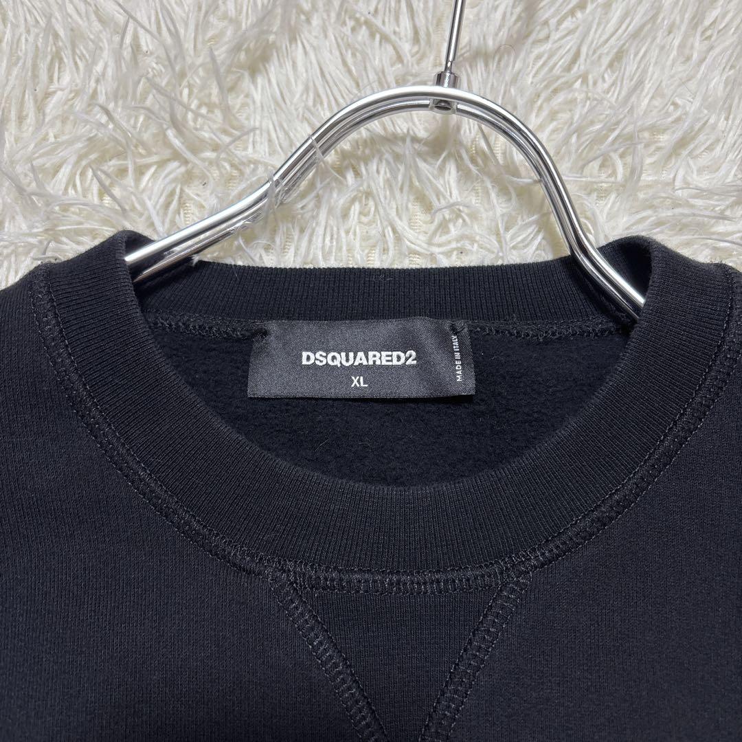 極美品✨ DSQUARED2 ICON ロゴ トレーナー ビッグロゴ