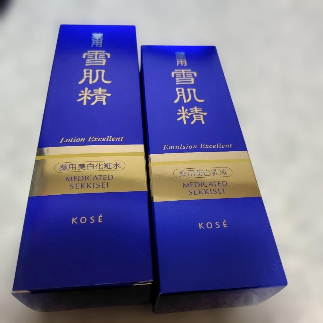 bubu様☆KOSE 薬用雪肌精 エクセレント 化粧水 乳液クリーム セット