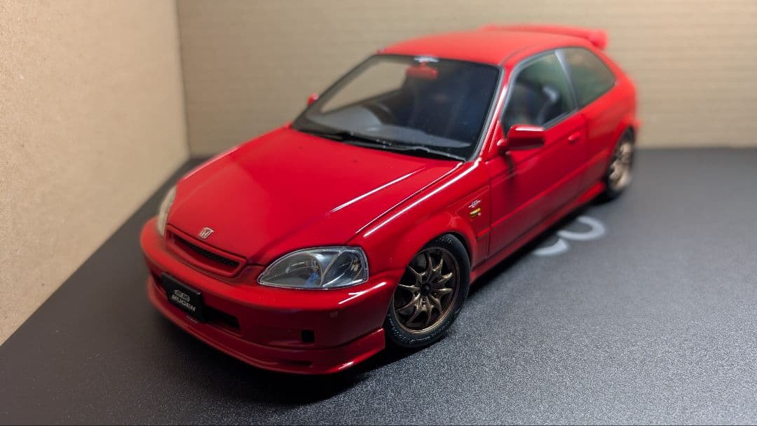 モーターヘリックス 1/18 シビックタイプR　EK9