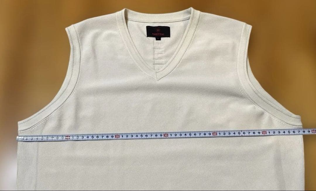 ブリーフィング　 Vネック ニット ベスト　メンズ　サイズXL