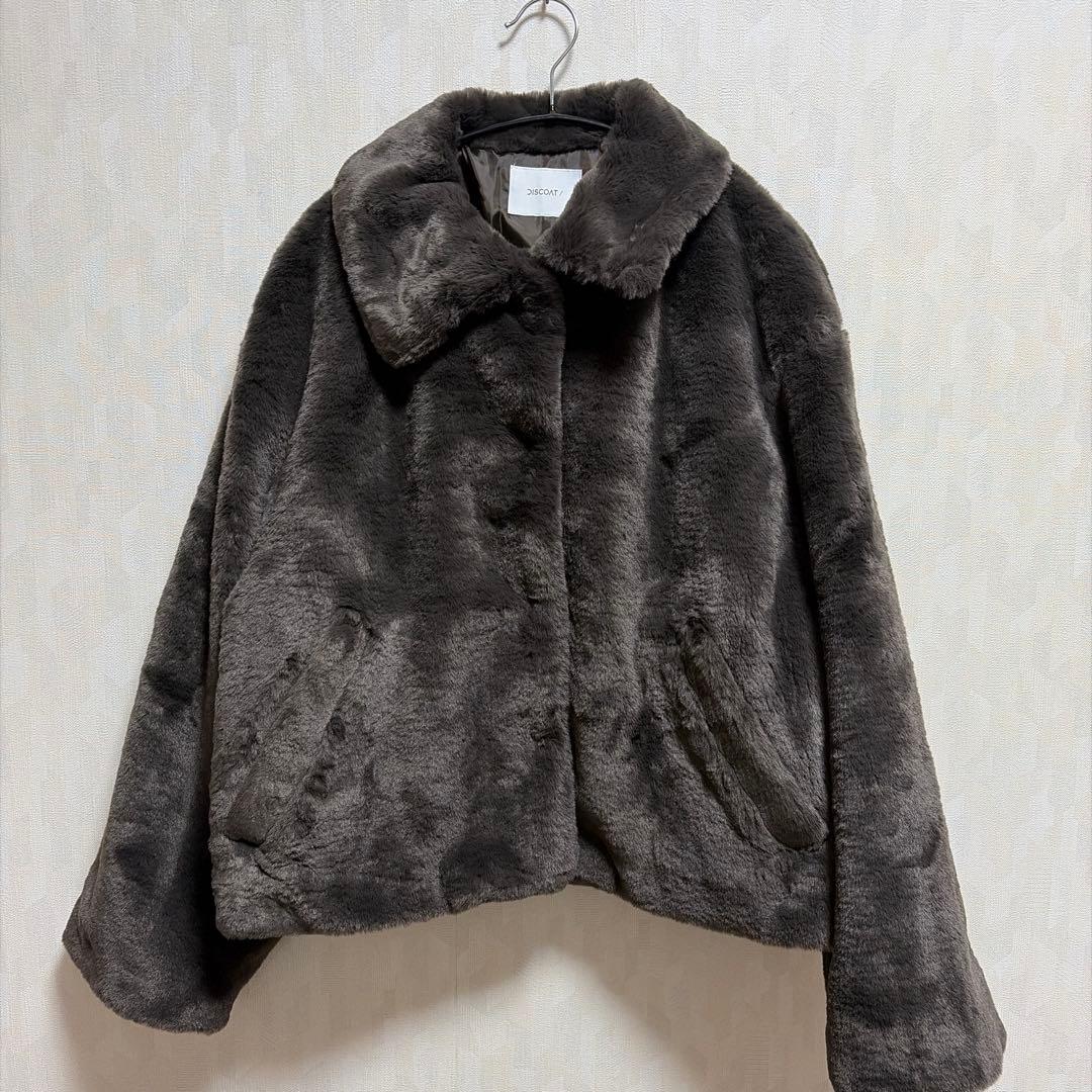 ＊DISCOAT ファージャケット S 新品未使用