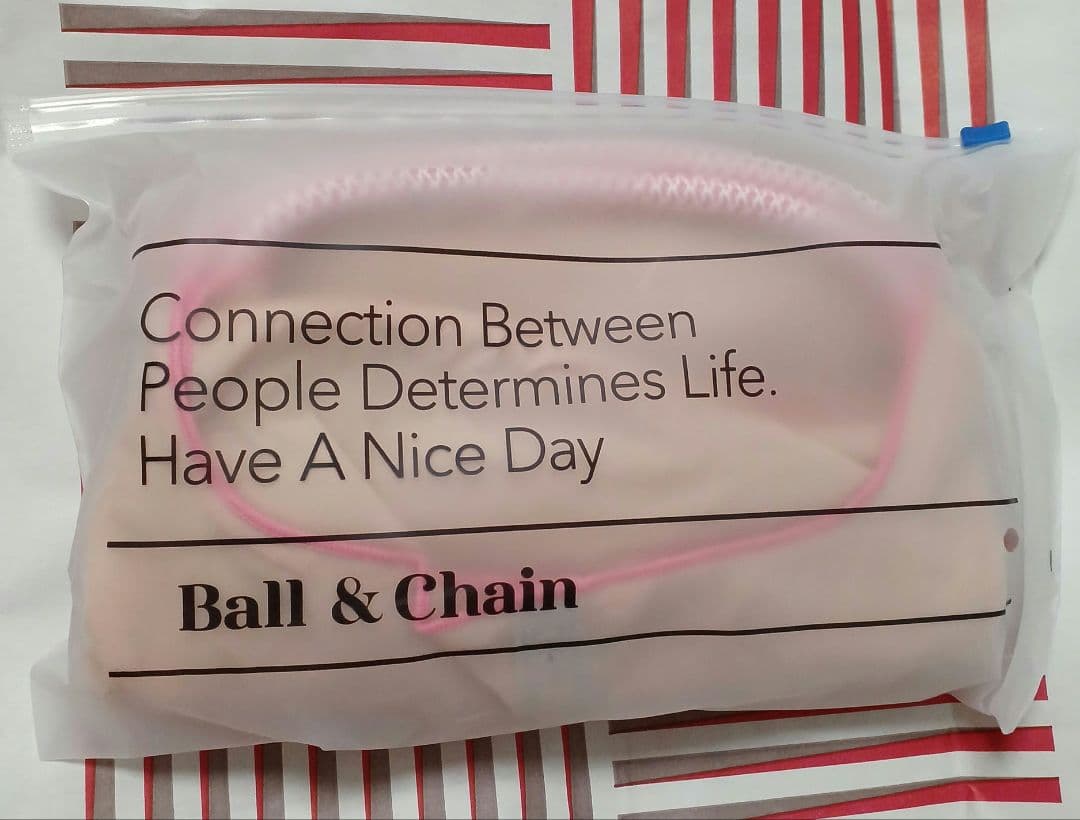 【新品】Ball＆ChainチャコットフラワーポワントトートLサーモンピンク