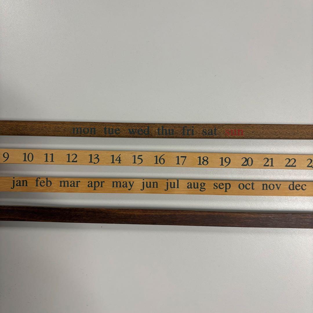 DANESE Calendario Bilanci ダネーゼ 木製カレンダー