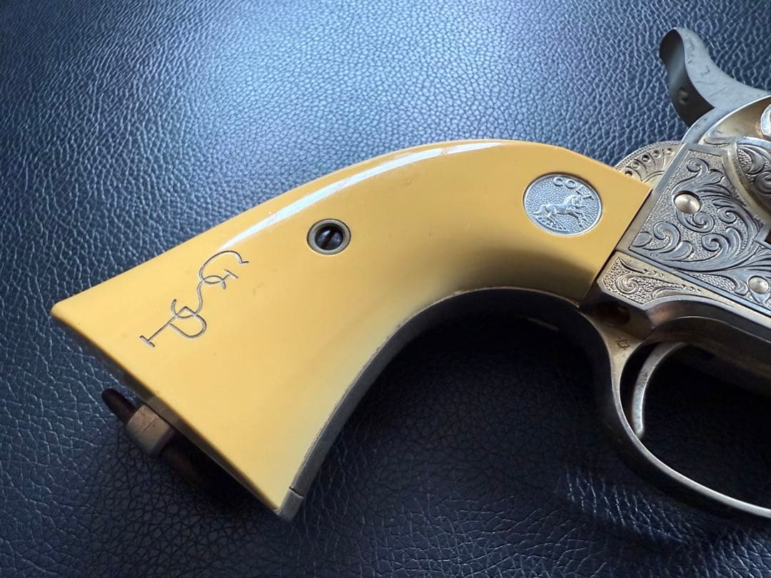 マルシン コルトSAA パットン将軍モデル SMGマーク 銃口閉 ジャンク品