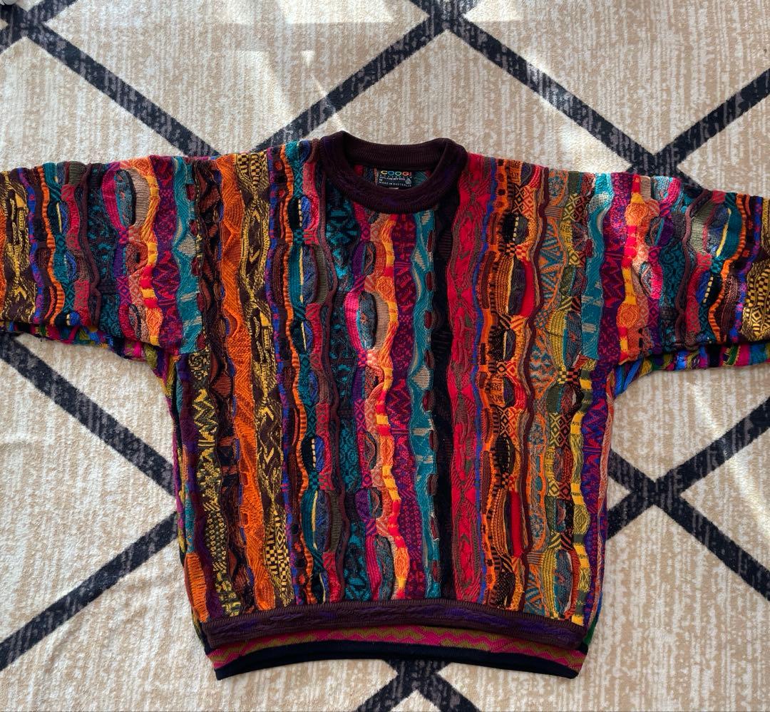 COOGI マルチカラー セーター　Lサイズ