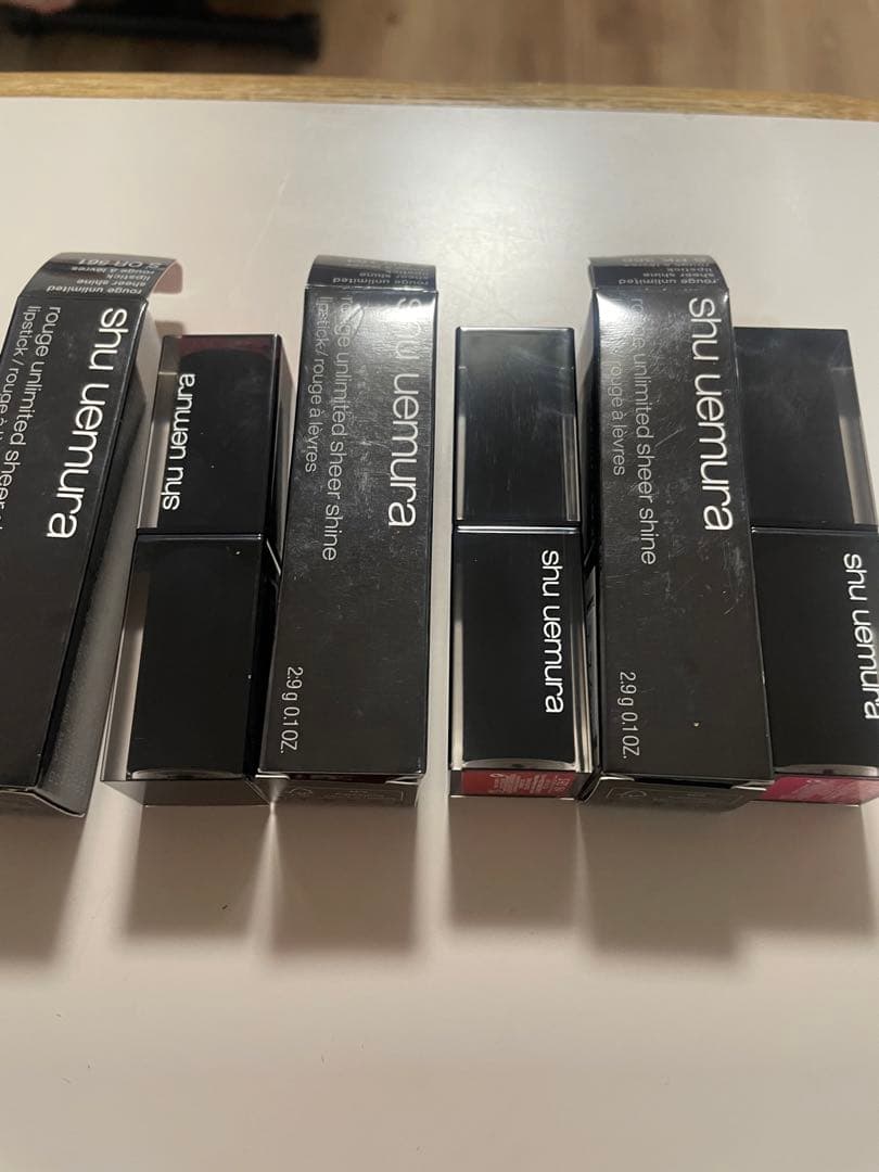 シューウエムラ　口紅 5本セット PK 366 RD 164 OR 561