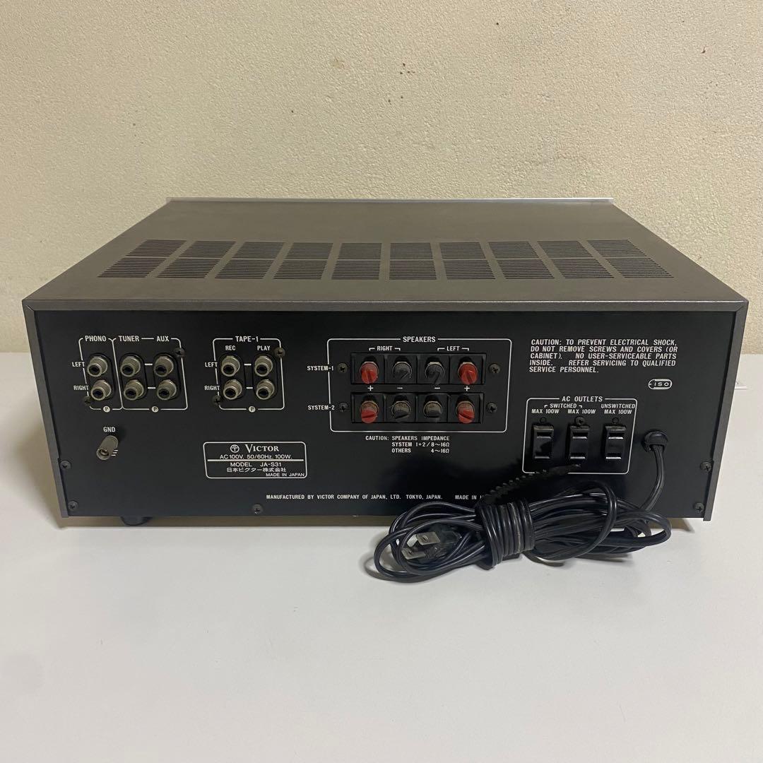 動作確認済み VICTOR / ビクター プリメインアンプ JA-S31 説明書