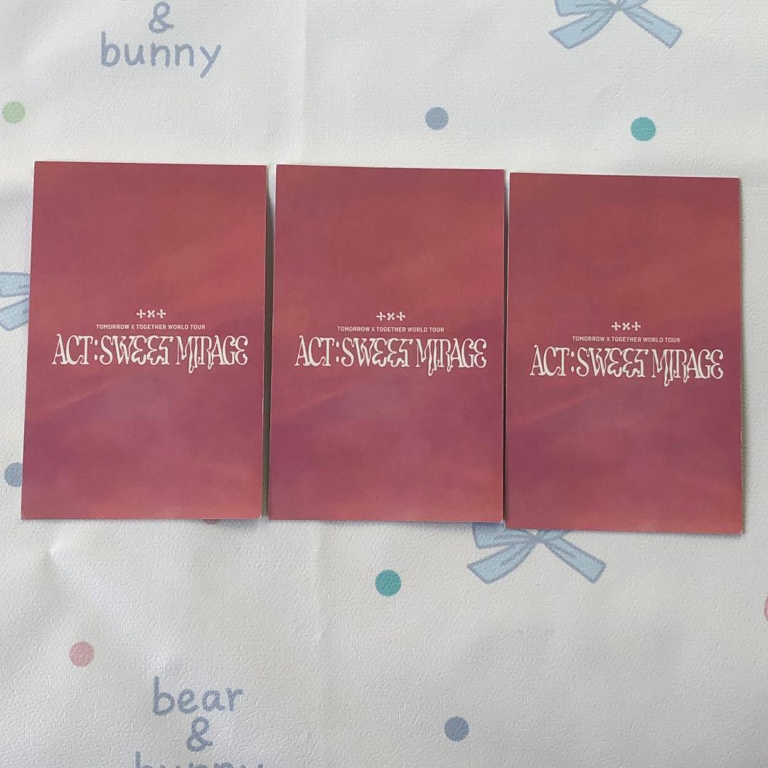 TXT FC MOAZONE ソウルコン トレカ 3枚