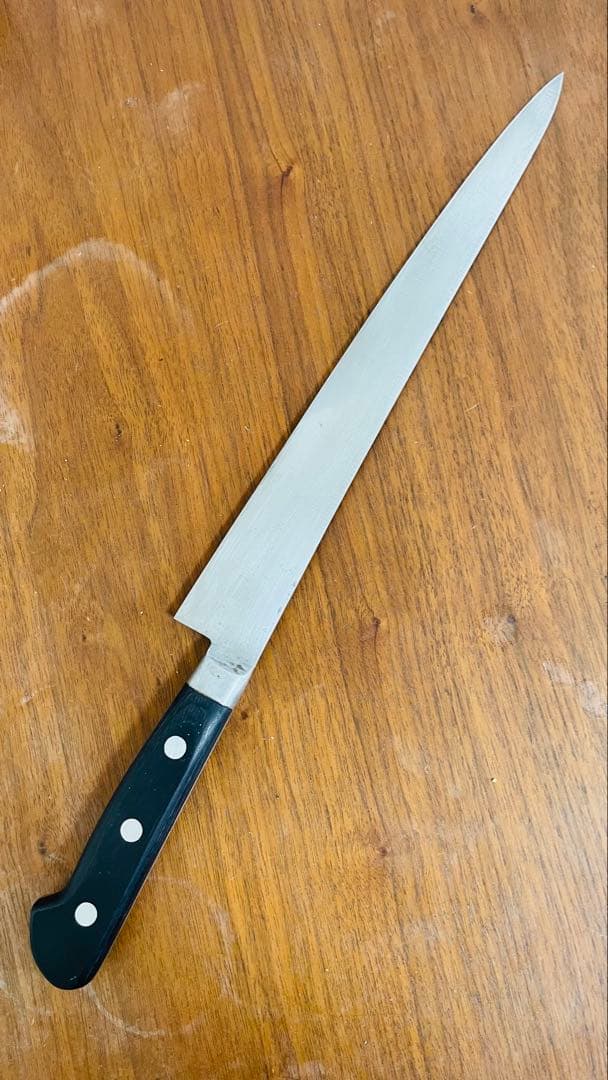 有次 スウェーデン合金鋼 ツバ付 筋引 270mm