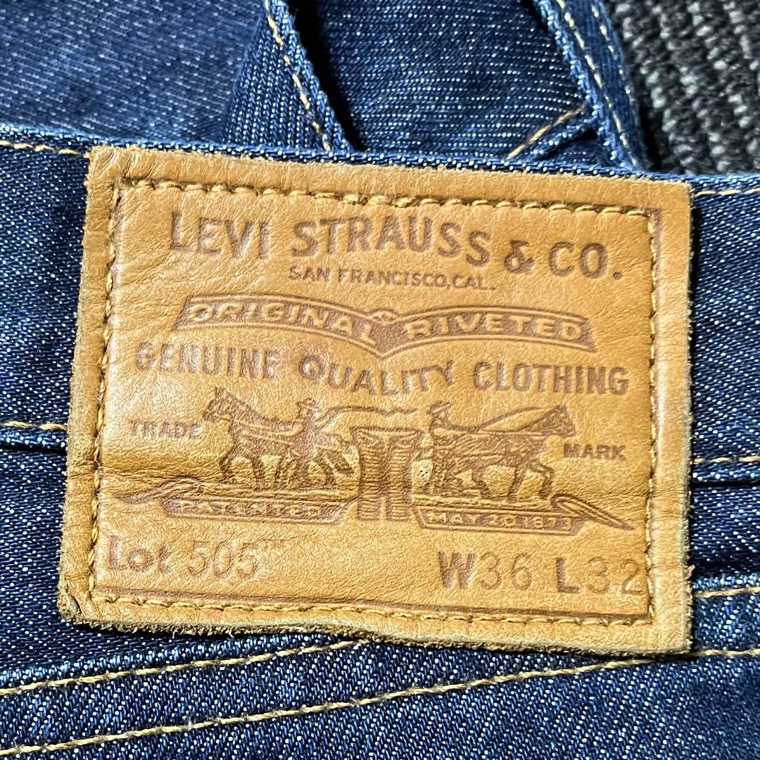 【USA製】 Levi’s 505 セルビッジ ビッグE 赤耳 36