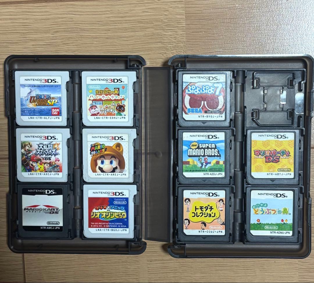 動作確認済 ニンテンドー 3DS DS カセット ソフト 22個セット ケース付