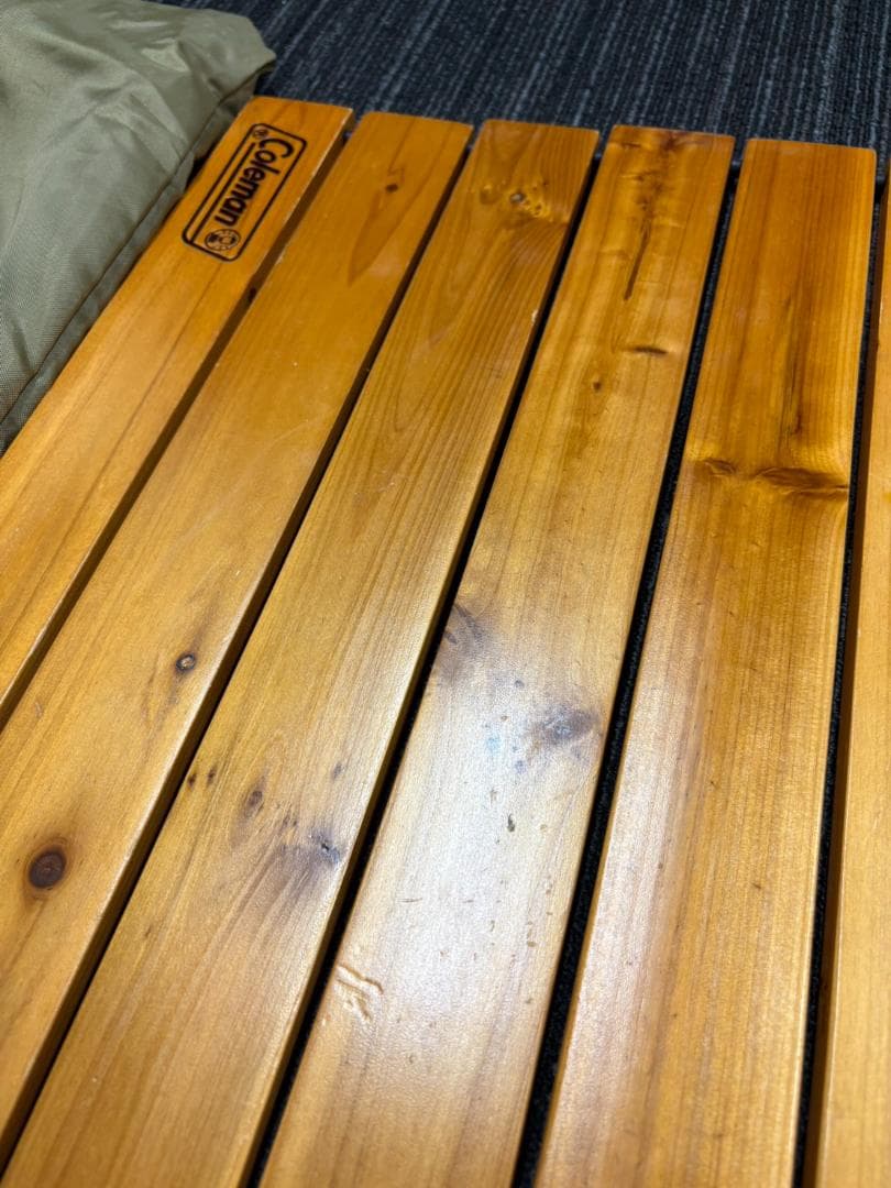 【アルペンアウトドアーズ限定】コールマン ウッドロールテーブル110