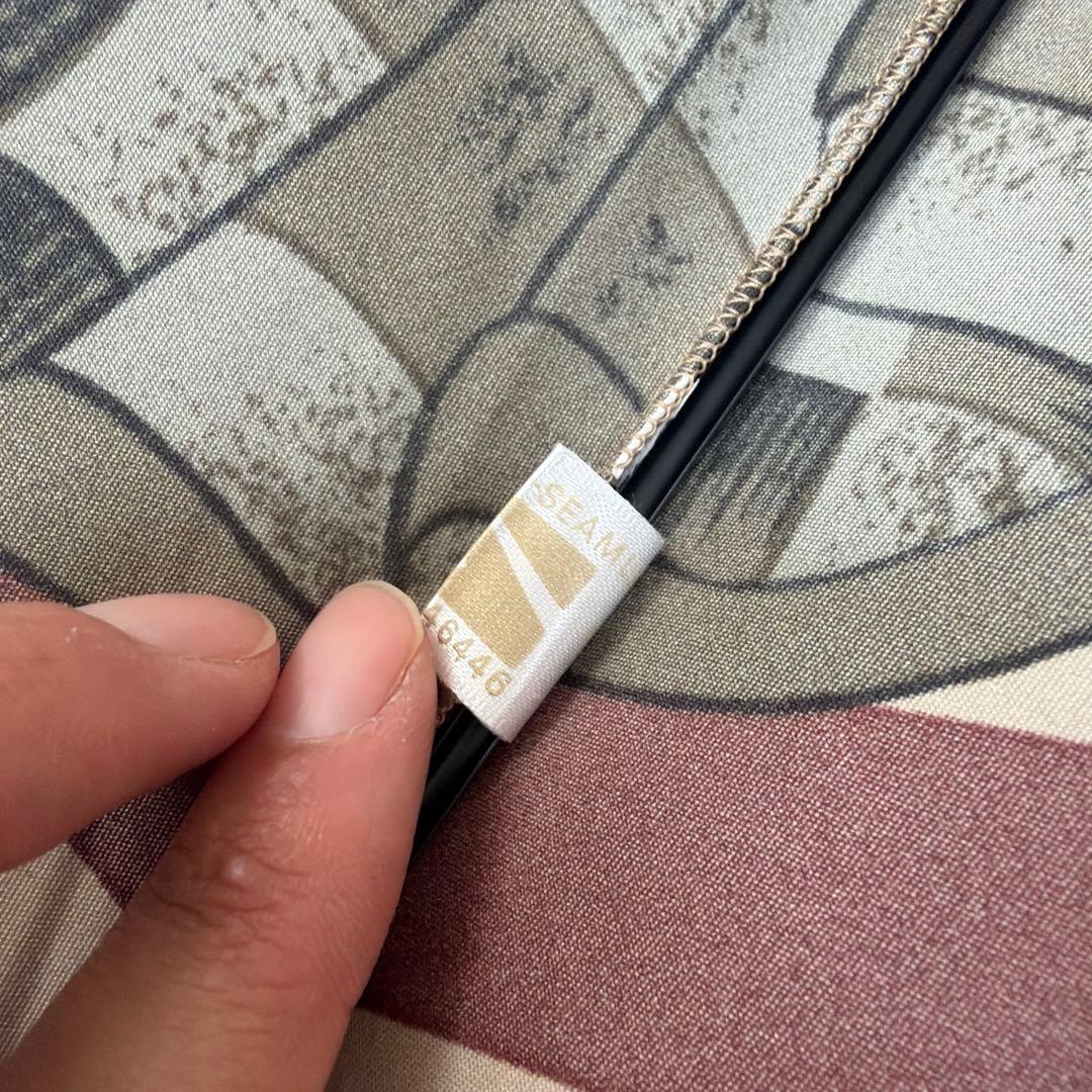 えびちゃん FENDI フェンディ ゴールド 長傘 アンブレラ スカーフ柄