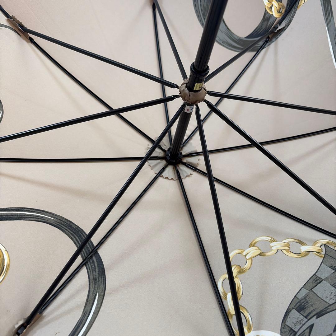 えびちゃん FENDI フェンディ ゴールド 長傘 アンブレラ スカーフ柄