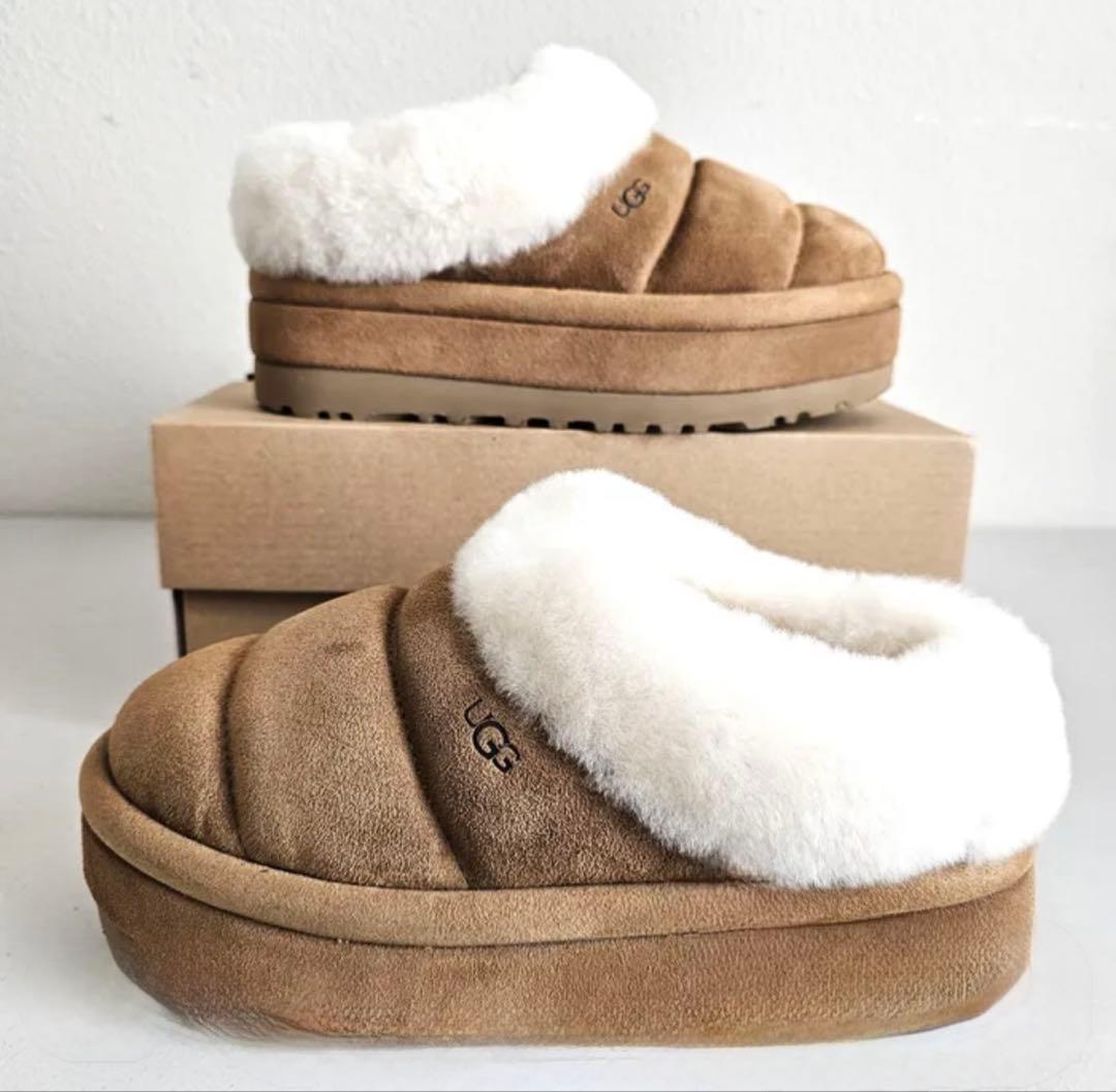 UGG ブラウン タズリータ厚底