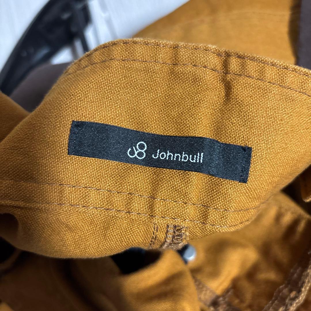 極上JOHNBULLワークオーバーオールパンツ日本製ミリタリーサロペット製品染め