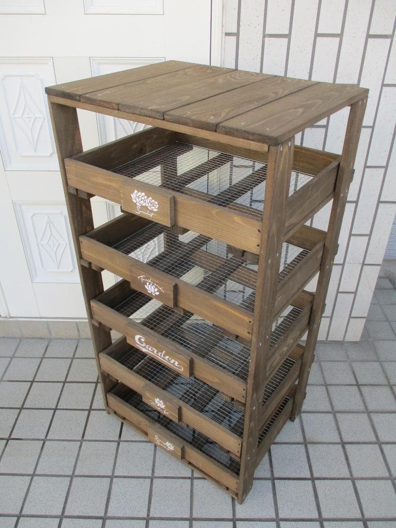 期間限定　５段トレー　多肉棚　プランター　スタンド　多肉植物棚　ラック　アガベ