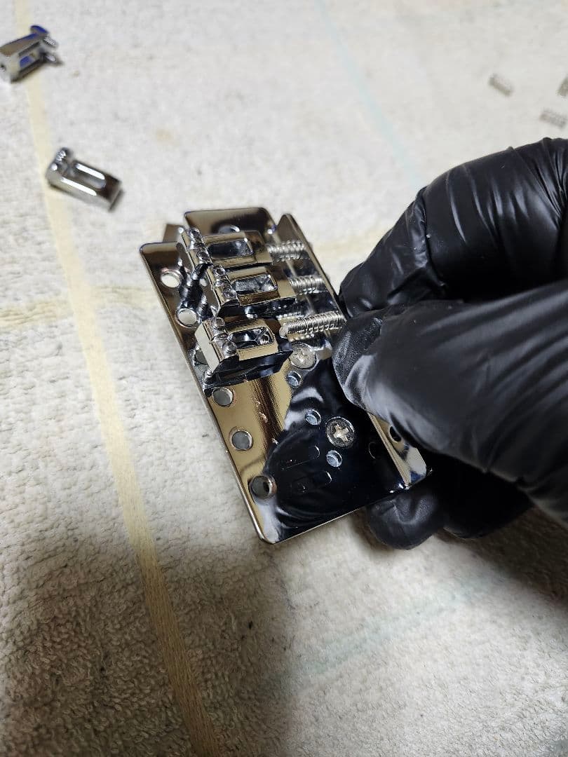 分解洗浄整備調整済み SELDER strat type black SSH