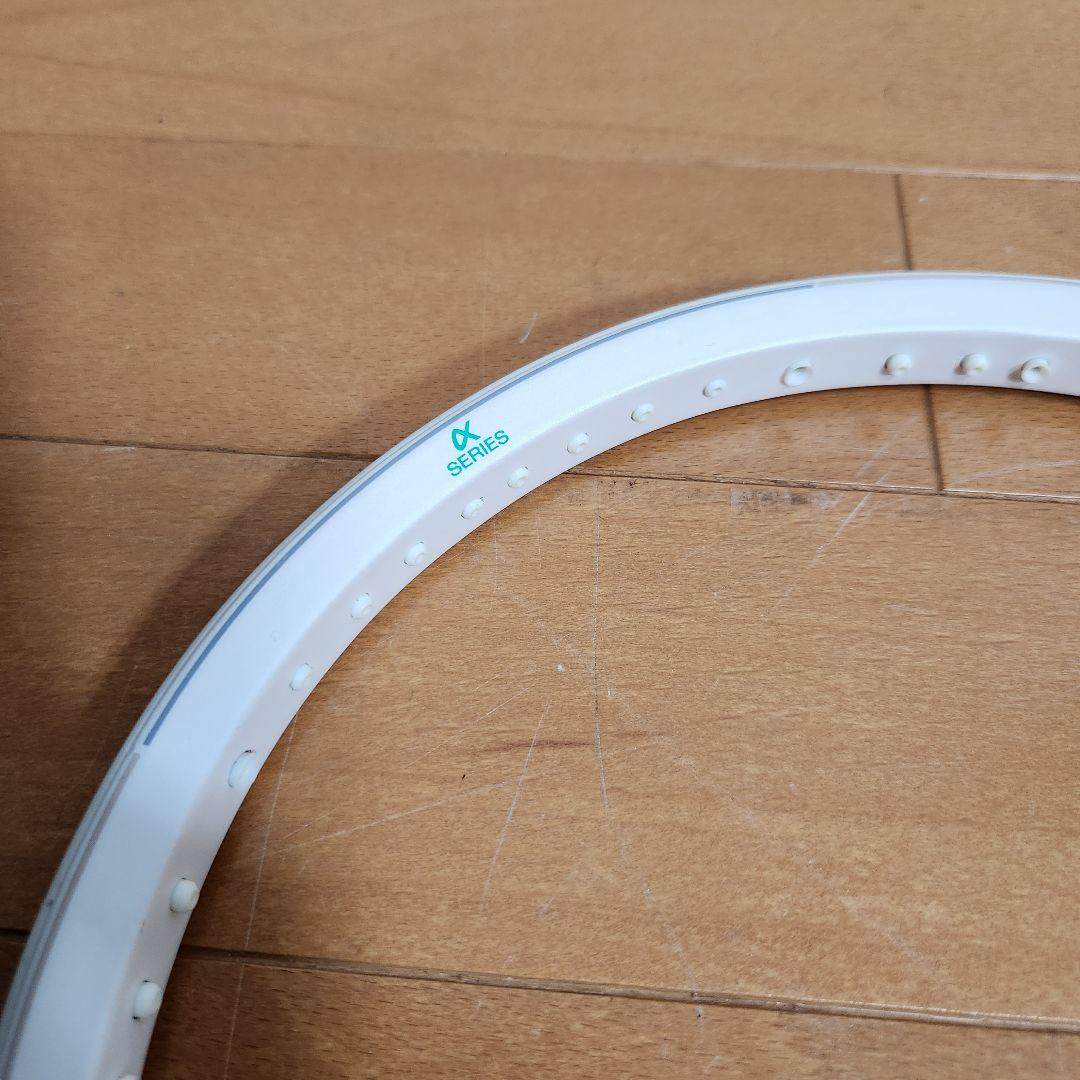 【新品未使用】YAMAHA ADMIC α-97L テニスラケット ホワイト