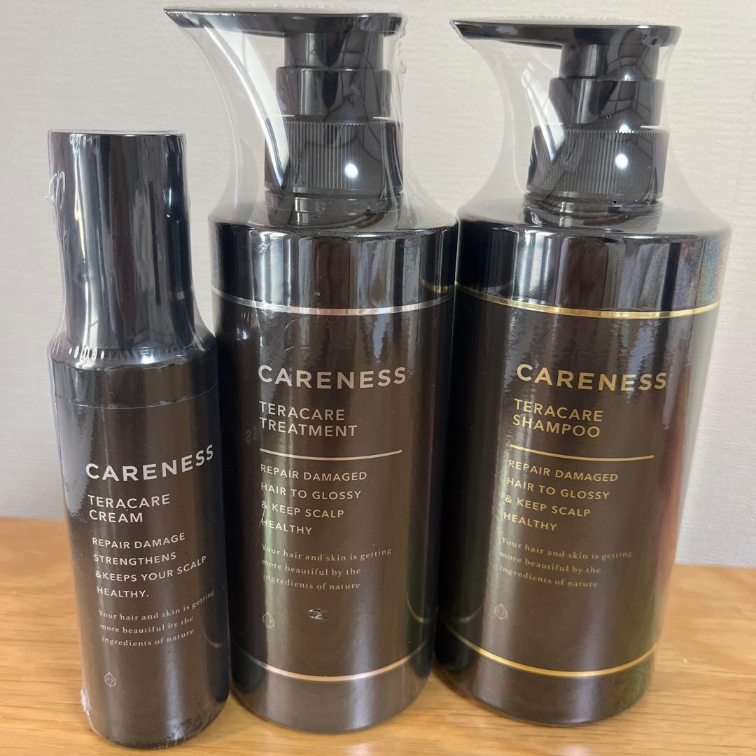 CARENESS テラケアシャンプー・トリートメント・クリームセット