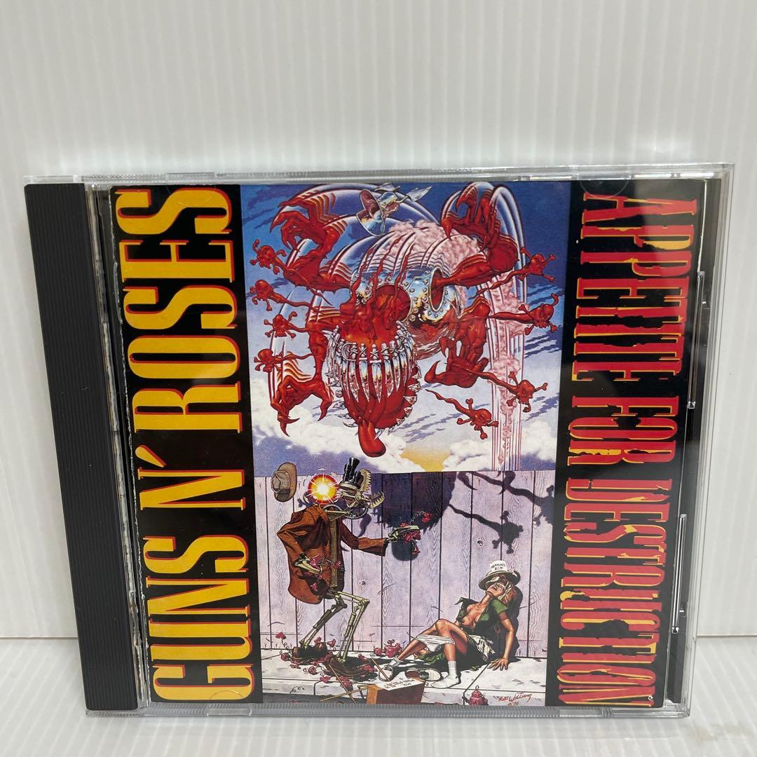 ガンズ・アンド・ローゼズ「アペタイト・フォー・デストラクション」　発禁ジャケット