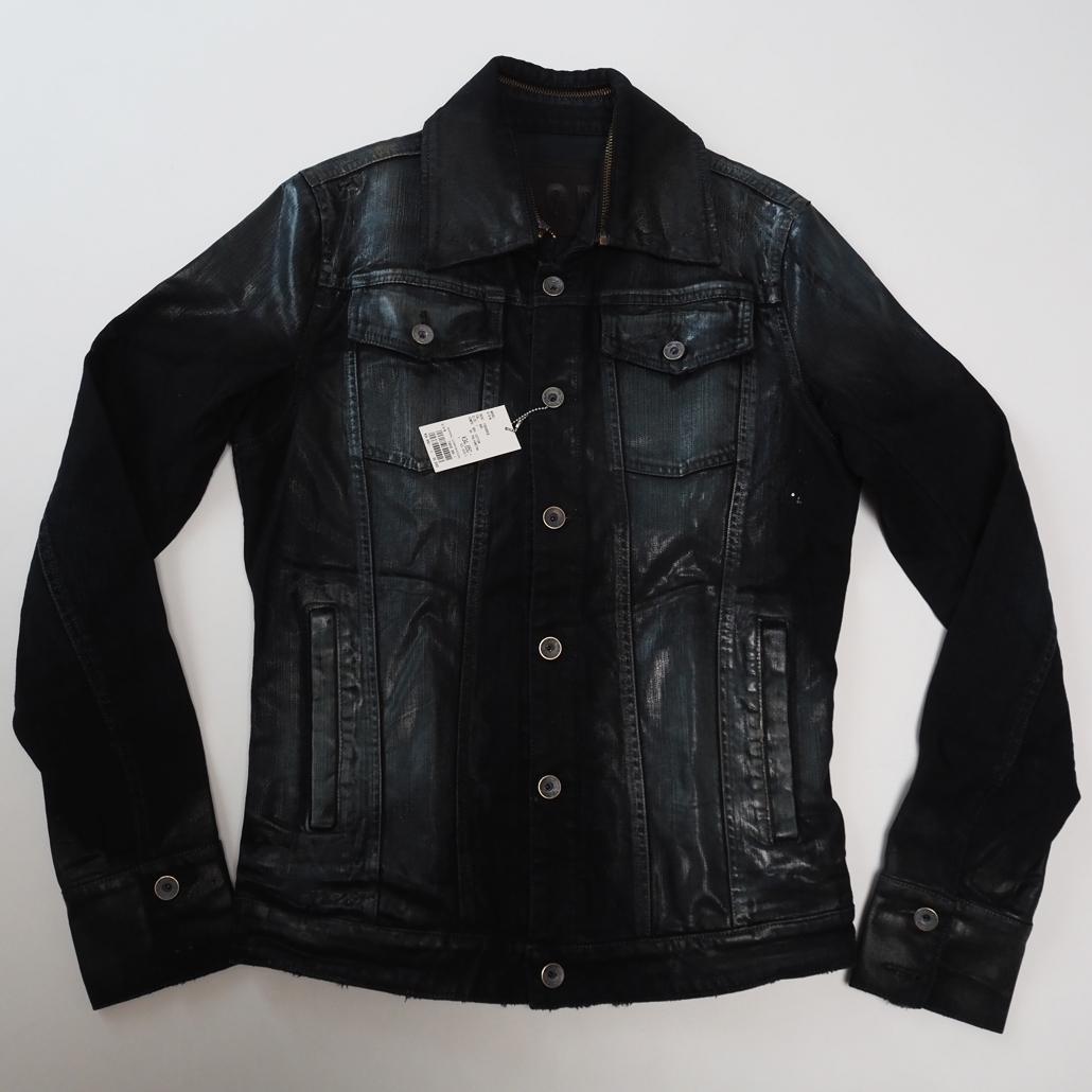 Hello Kimmy L.G.B. コーティングブラックデニムジャケット