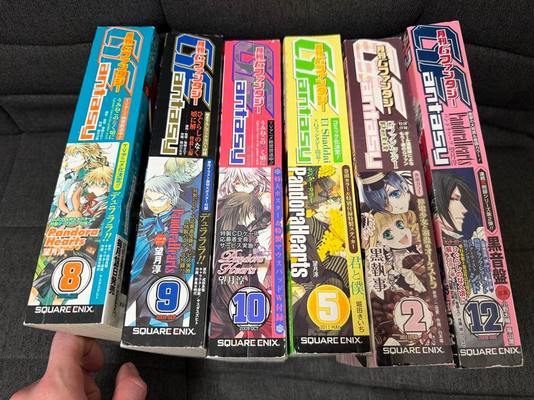 Gファンタジー　付録　2009〜2011 パンドラハーツ　特典 ブックカバー