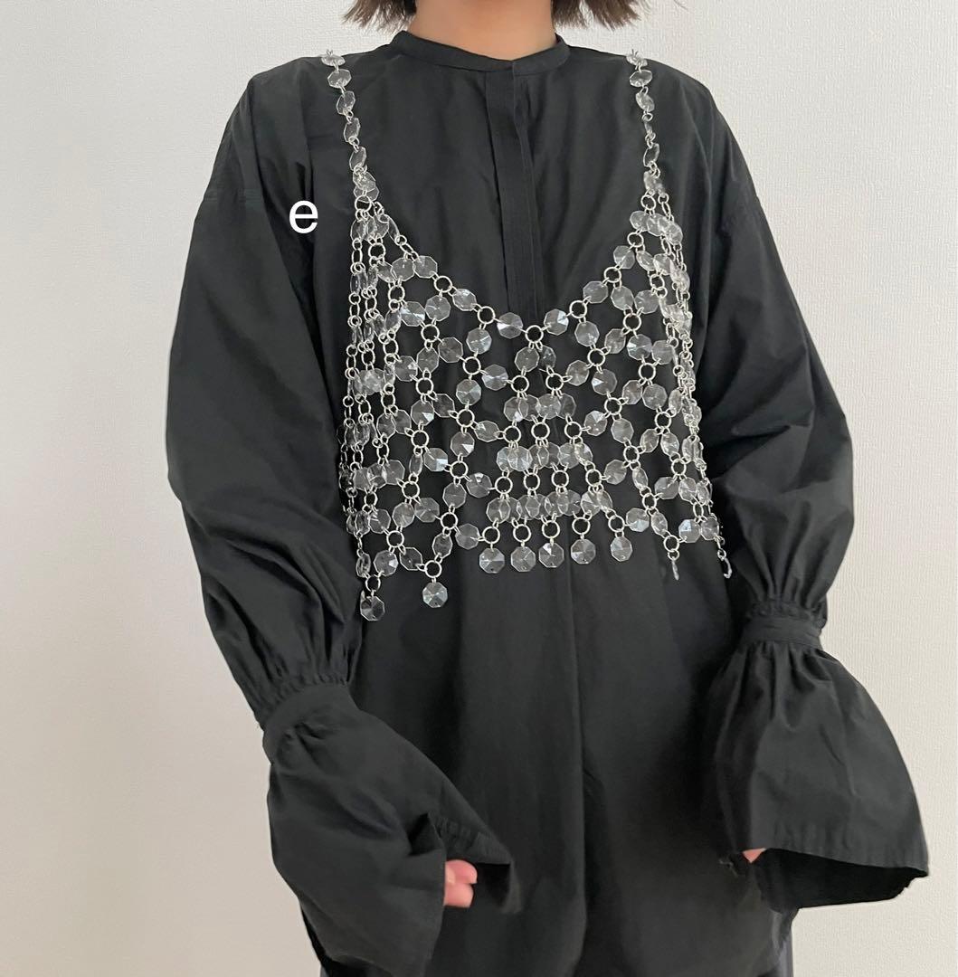 ビジュートップス ビジューキャミソール　ベスト