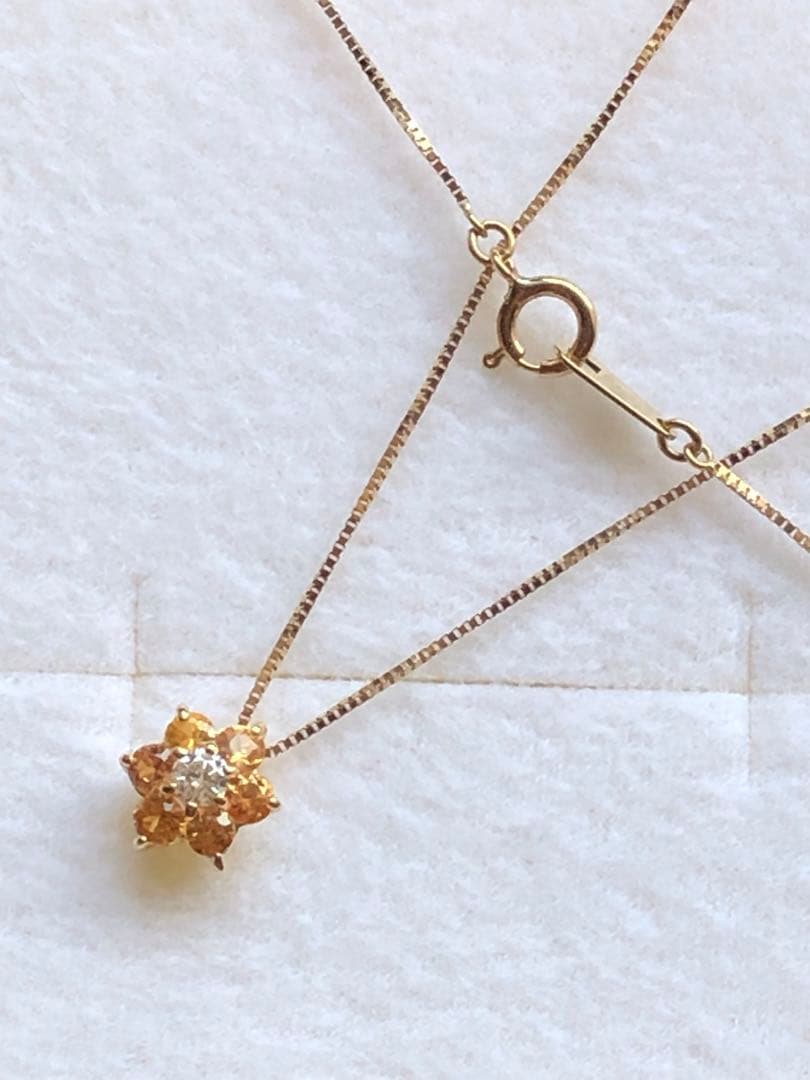 k10PGダイヤモンドネックレス