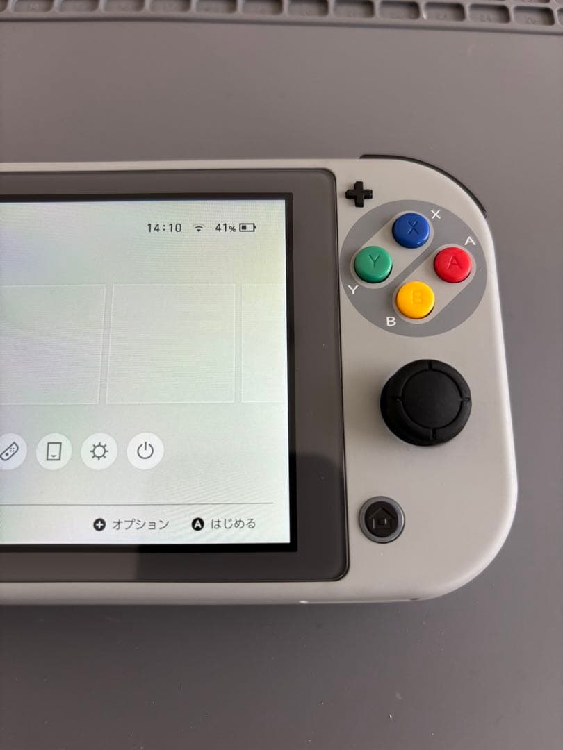 Nintendo Switch Lite本体　カスタム品　外装スーファミ仕様