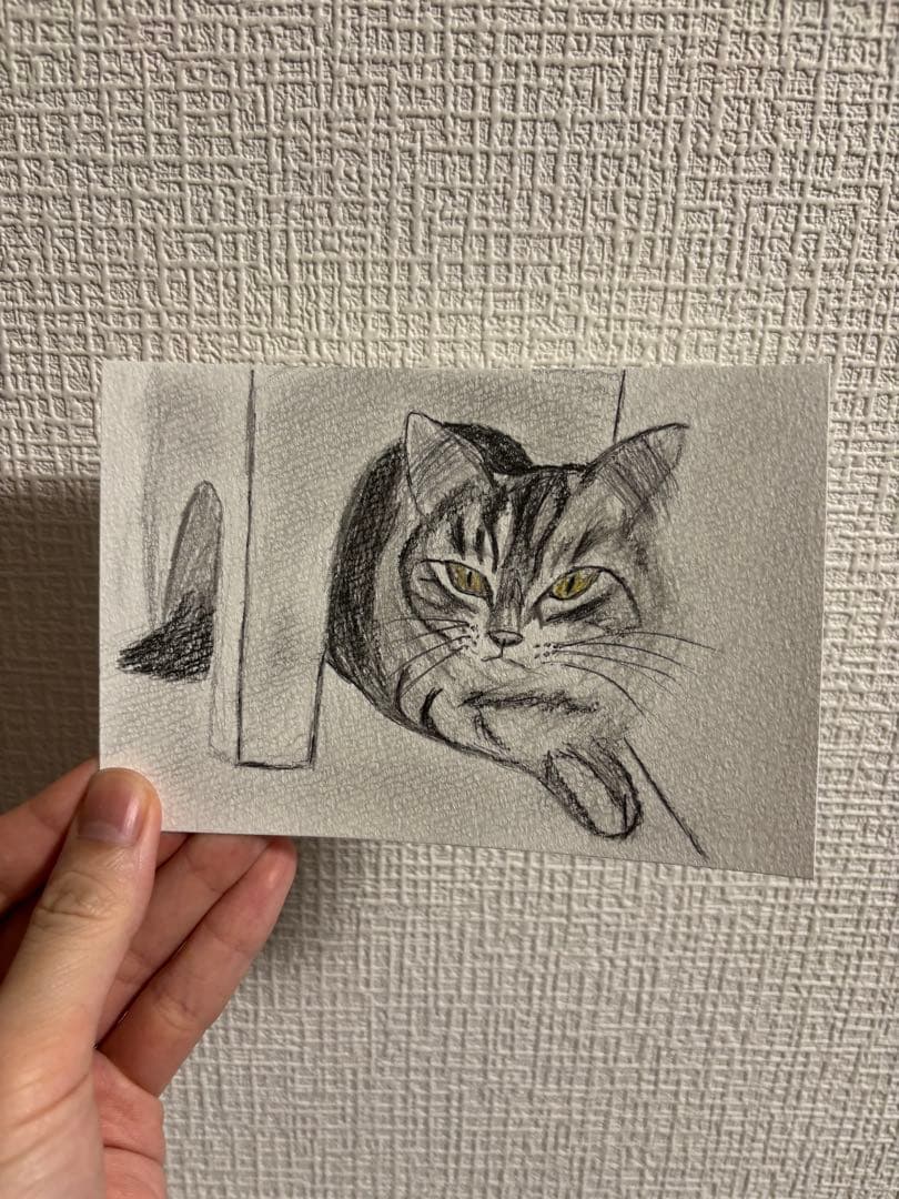 メロンパンダ出品　猫　絵