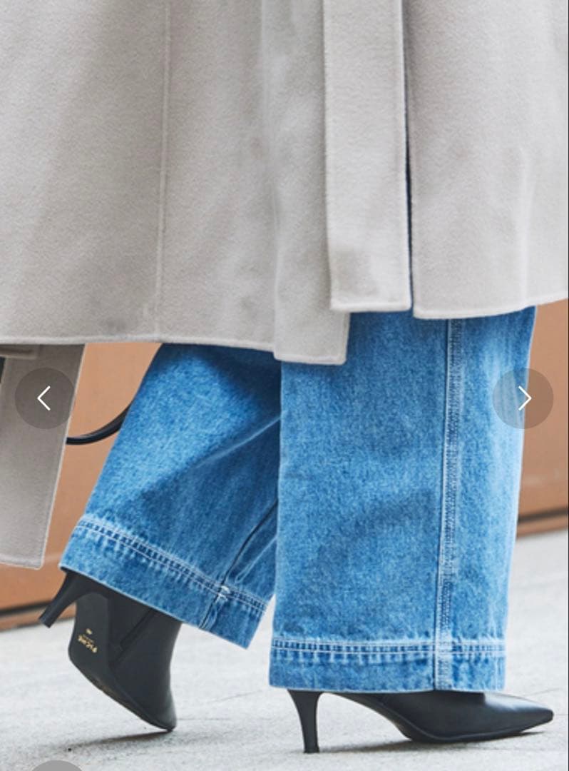 新品未使用本革レザー ショートブーツ 黒　23cm 定価¥28600