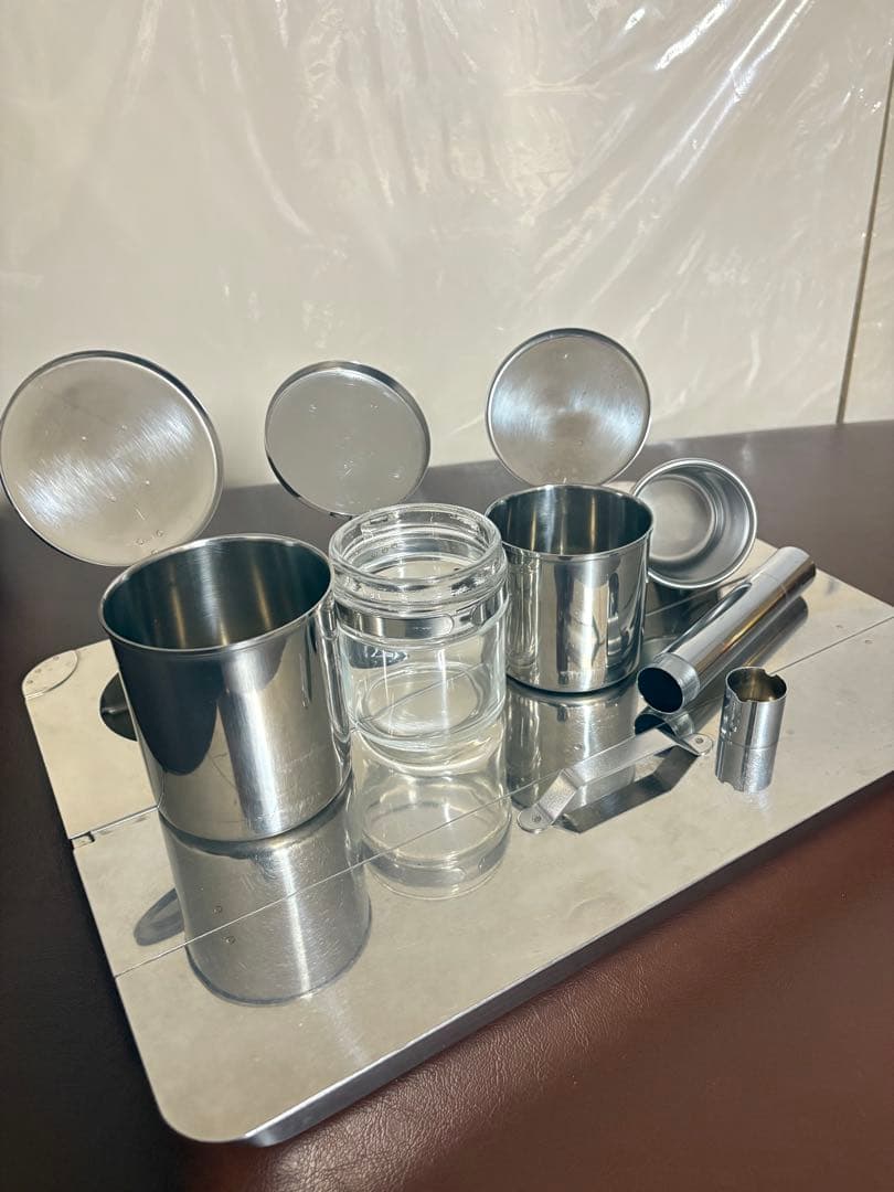 ステンレス容器　小物入れに