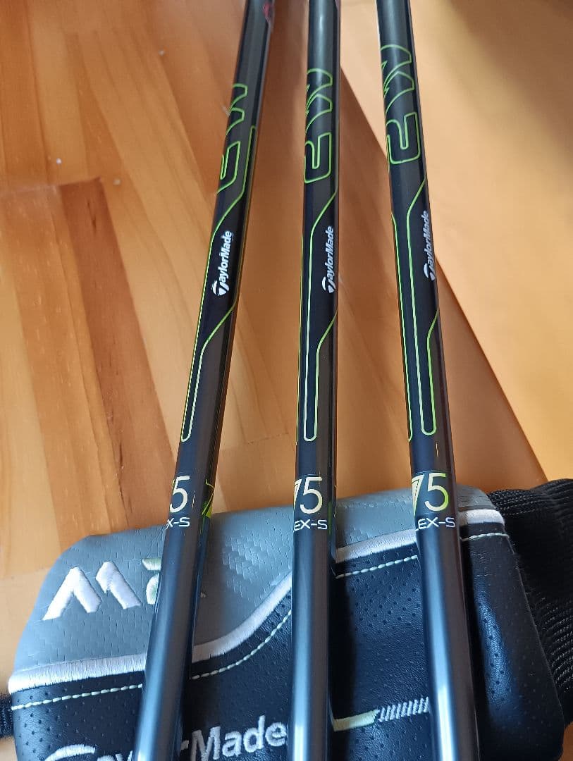 名作M2レスキュー4〜5番〜6番3本セットフレックスS純正ヘッドカバー付おまけ付