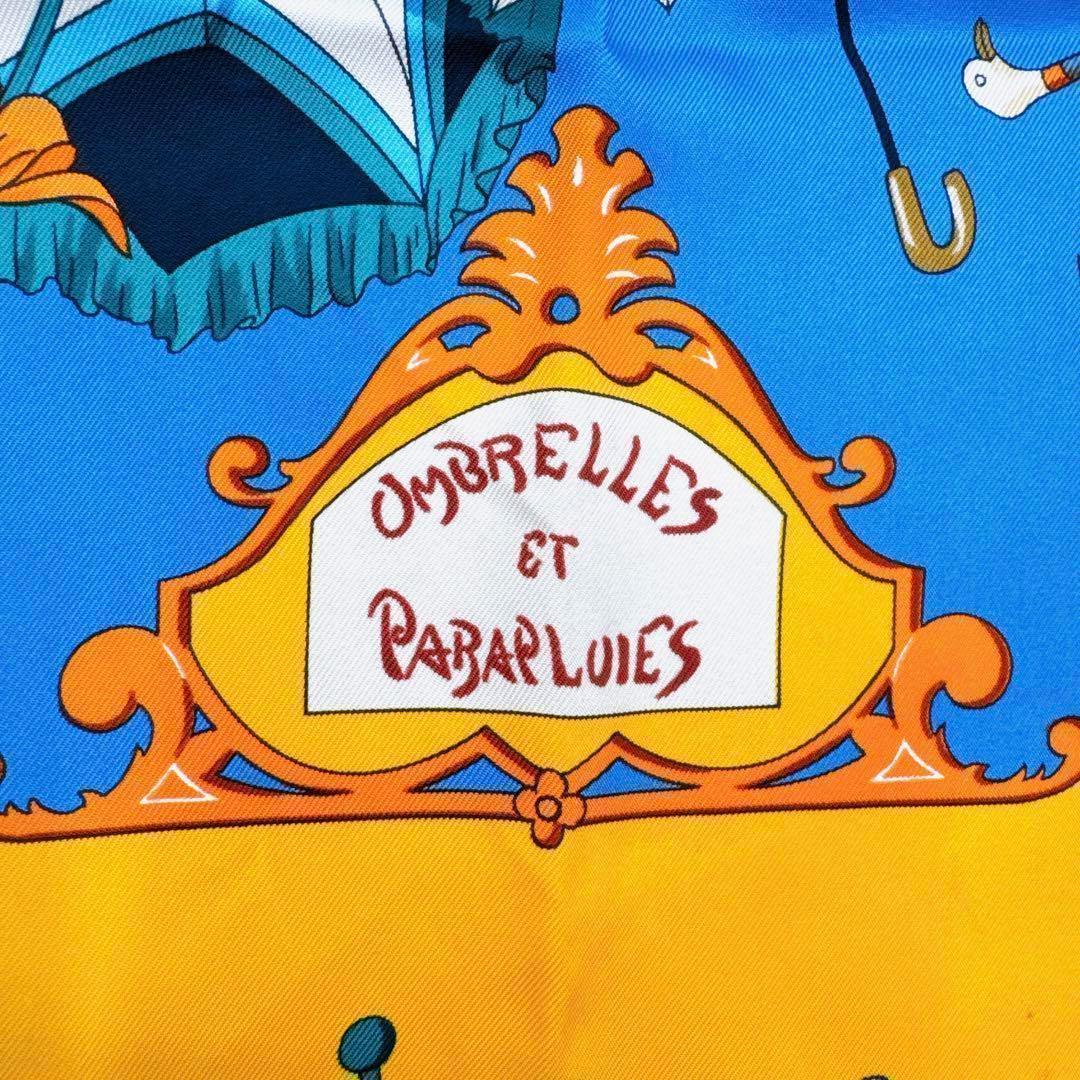 エルメススカーフ カレ90 シルクOMBRELLES ET PARAPLUIES