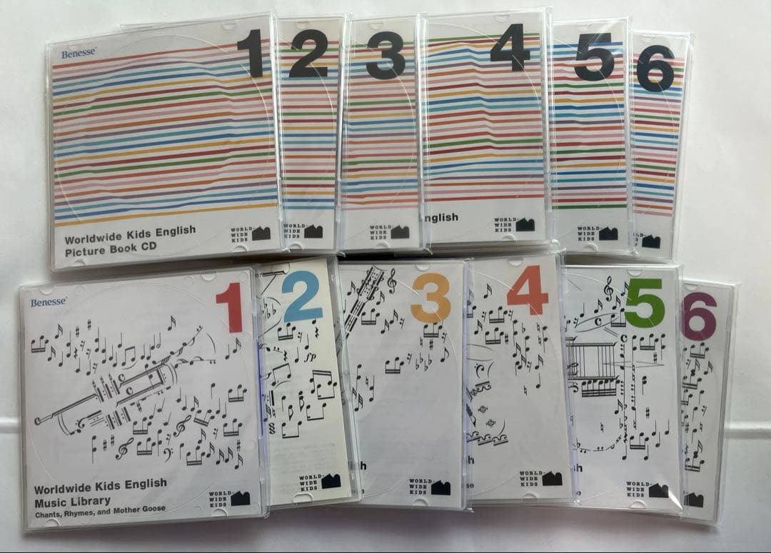 ワールドワイドキッズ DVD 全巻 CD-ROM CD セット ベネッセ