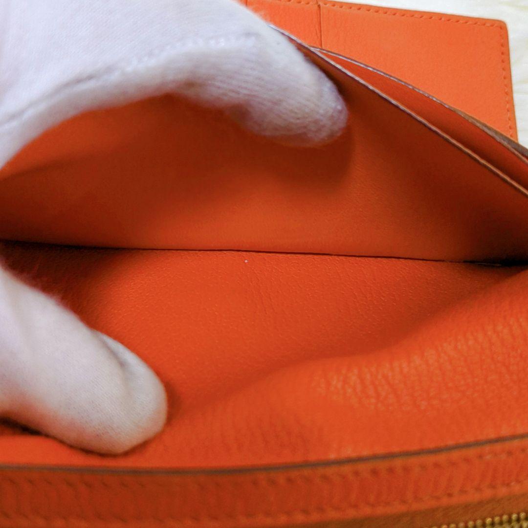 HERMES エルメス ベアン 長財布 三つ折り デュプリ ヴォーエプソン