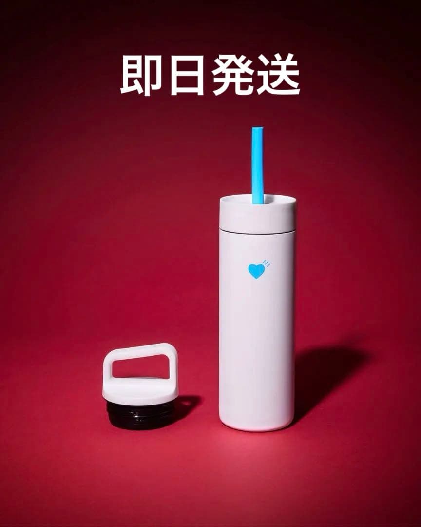 【新品未使用】ブルーボトル × HUMAN MADE STRAW BOTTLE