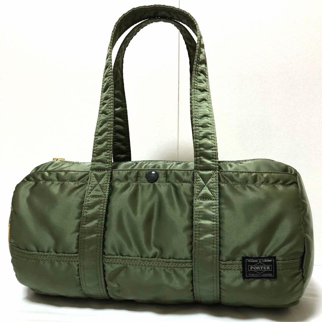 超美品✨希少 ポータータンカー ダッフルミニボストンバッグL セージ 吉田カバン